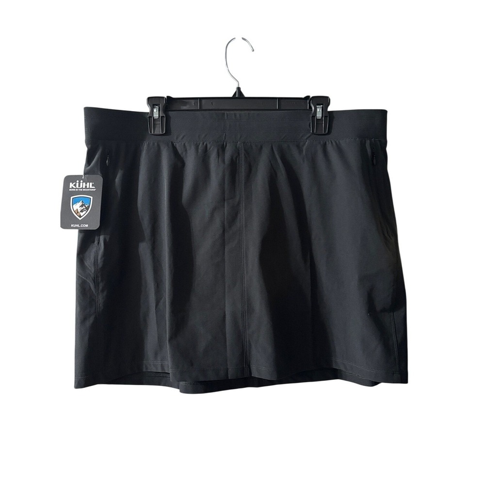 Kuhl Women's SZ XL Free Flex Skort Koal Athletic Sporty Gorpcore Travel NEW